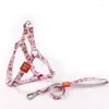 Dog Collars Chest Harness Pet Supplies Accessories Strap Braces Cat Vest Breathable Walk Back Rope Collar