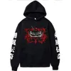 Hoodies anime berserk hoodie tunn fleece hood tröjor apring och höst tröja avslappnad pullover unisex y2k hoody