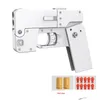 Gun Toys Life Card Metal Folding Soft Toy Foam Spray Action Air Air День рождения подарка на день рождения 230701 Drop Deliver Dhxfl