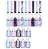 Keychains 30 Pieces Travel Bottle Keychain Holder Chapstick Reusable Containers Set With Wristlet Lanyards1270269