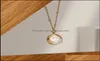 Collares pendientes Colgantes Joyería Amaiyllis 14K Oro Barroco Clavícula Moda Botón Natural Collar de Perlas de Agua Dulce para Mujeres 1730311