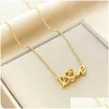 Pendant Necklaces Cute Romantic Beating Heart Love Women Necklace Female Sweet Jewelry Ladies Stainless Steel Neck Chain Drop Delivery Otyp3