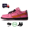 New panda men women low casual shoes Triple Pink Bubbles Buttercup April Skateboards Cacao Wow Grey Fog Bear Jarritos GAI sneakers trainers With box