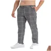 Pantalon pour hommes Cargo Retend Fit Sport Jogger Sweatpants Dstring Pantalons extérieurs avec poches Drop Livilor Apparel Vêtements OTMOT
