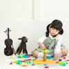 おもちゃの子供シミュレーションされたバイオリンプラスチック楽器楽器音楽の子供たちは幼児231225を演奏します