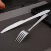 410 Stainless Steel Knife and Fork Hotel Western Food Tableware Set, Home Bare Steak Fork Two Piece Set