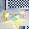 Party Decoration Mini Led Night Lights Cartoon Cute Decoration Dog Deer Shape Nightlights Adjustable Kids Bedroom Bedside Home Room De Dhno4