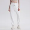 LU-1853 Pantalon de jogging vintage réfléchissant Pantalon de survêtement pour femme Tendances de la mode Designer High Street Sport