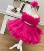 Girl Dresses Cute Baby Dress Infant First Birthday Party Gown Born Kid Baptism Tutu Costume Pography Outfit