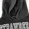 Big Sale Men's Hoodies Sweatshirts FLA oönskade Strawberry Manson Virgil Matching Hoodie Loose Sweater Pullover1780001