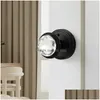 Serrures de porte Bouton de porte en cristal Intérieur Salle de bains Chambre à coucher Salle de bain Boutons ronds Serrure de confidentialité 231 Livraison directe Maison Jardin Bâtiment Suppl Dhwjz