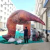 Féroce réel grand dinosaure gonflable Tyrannosaurus Rex Modèle Ballon animal 5m Blow Up Up T-Rex pour le parc et le show du musée
