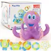 Jouets de bain pour bébé jouer à l'eau jouets drôle anneau flottant jeu de lancer baignoire piscine éducation jouet pour enfants bébé enfants cadeau 231225