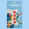Peuterspeelgoed Leeractiviteit Siliconen speelgoed - Push-Pull speelgoed Babyspeelgoed STEM Montessori Tandjes Zintuiglijk speelgoed voor baby's 18M 231225