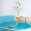 Badleksaker för barn Baby Water Game Clouds Model Faucet Dusch Water Spray Toy For Children Squirting Sprinkler Bad Baby Toy 231225