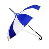 Umbrellas Stylish Pagoda Umbrella Metal Frame Sun Rain 16k Black And White Striped Large For Pography