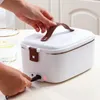 110V 220V 12V elektrische lunchbox 1.8L autokoker 304 roestvrij staal voedselverwarmer zonder waterverwarmde Bento Box thermische doos 231221