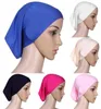 Vrouwen Zachte Mode Kleurrijke Moslim Comfort Innerlijke Hijab Caps Islamitische Onder Sjaal Hoeden 9 Kleuren Bandanas4486098