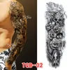 Makeup tattoo Full arm sticker waterproof flower ordinary full