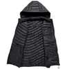 Parkas pour hommes S.T.G 2023 hommes sans manches vers le bas gilets solide à capuche gilet vestes mode chaude mâle hiver poches décontractées gilet coupe-vent veste J231225