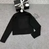 Loewee Sweater Designer Mode Dames Herfst/Winter Nieuw product Hoogwaardig reliëf Letter Gebreide trui voor luie stijl Los en slank