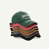 Ball Caps Sprand Zomer Koreaanse Stijl Paar Straat Trendy Merk Brief Borduren Gewassen Soft Top Baseball Cap Vrouwen Pet Mannen J231223