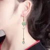 Dangle Earrings 1ペアファッション韓国バージョンロングイヤーフックジュエリーレトロジュエリーHanfu Cheongsamアクセサリー女性ガールギフト