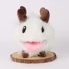 25 cm lol game poro Plüschspielzeug Schöne Katon -Haustier Cos Plüschspielzeug gefüllte Tiere zottelige Klauenmaschine Spielzeug für Spielzeugmaschine