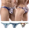 Underbyxor Hög elastisk mens jockstrap konvex påse BRODS Uppfriskande mjuk tryckt låg midja G-strängar t-back trosor underkläder