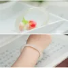 Altri braccialetti inviano certificato naturale xinjiang hetiian giada bianca 54mm-64mm bracciale sottile elegante principessa mamma a fidanzata251y
