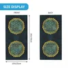 Beret Flower of Life Neck Gaiter Mężczyźni Kobiety UV Ochrona Zimowa mandala geometryczny wzór chusty szalik do jazdy na rowerze