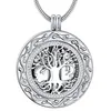 Pamięci dary - „Zawsze w moim sercu” Naszyjnik - „Tree of Life” biżuteria kremacyjna dla popiołów - Keepsake249e