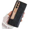 Applicable to Samsung ZFold5/4/3 folding screen high-end leather phone case W23/22 business model