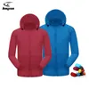 Jackets LNGXO Hiking Jackets Women Men Waterproof Quick Dry Trekking Camping Windbreaker SunProtective Outdoor Rain Coat Zipper Pocket