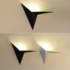 Lampes murales modernes Triangle minimaliste Forme Nordic Nordic Indoor Living Lights 3W AC85-265V Éclairage simple