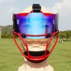 Defense Softball Fielder's Mask Visor Face Baseball Lightweight Protective Sport Equipment For Adluts Youth 231225