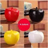 Decorative Objects Figurines 1Pcs Ceramic Apple Fruit Model Miniatures Christmas Birthday Gifts Living Room Bedroom Decoration Cra Dhxpq