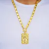 Non sbiadisce Collana in oro 24k riempito per uomo Donna Fine Bijoux Hiphop Collares Naszyjnik Gioielli Collane a catena Regalo unisex 231225