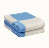 Filtar kvalitetsbrev kashmir filt virkning mjuk ull sjal bärbar varm rutig soffa rese fleece stickad kast cape designer filt