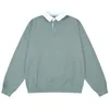 FOG ESS High Street lettere floccate allentate pullover dritto tendenza moda maglione versatile uomo e donna con modelli