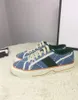 Tennis 1977 Canvas Natual Shoes Luxurys Designers Womens Shoe Italy Green and Red Web Stripe Rubber Sole Stretch Low Top Top Mens Sneakers E5V6