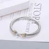 Bracelet dy hook charme femme fashion bijoux accessoires atmosphère platine plaquée hommes ed wire chanvre vendeur198o