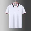 2024 Mode Mannen Polo Shirt Korte Mouwen Ademend Top Tees Brief Patroon Print Heren Polo Shirts Hip Hop Casual Business sport Zomer Polo T-shirts