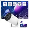 Projectors Salange HY300 Smart Projector Android 11.0 MINI Portable 5G WIFI Home Cinema 720P for SAMSUNG Outdoor 1080P 4K Movie HDMI YQ231225