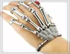 Vingernagelringen Knuckle Ring Zilver Cool Punk Armband Sieraden Met Edelsteen Hipa Skelet Hand Bone Talon Claw Skull Bracel9290550