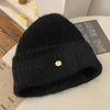 Cappello di lana da donna in autunno e inverno edizione coreana invernale grande cappone per pile a maglia sciolta sfoca