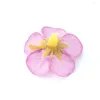 Flores decorativas 100pcs 2 cm Mini Mini Pompom de Seda Pompa Dia