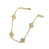 Van Clef Designer Bracelet Jewelry Femmes Bracelettes de charme de qualité Original Bracelet Feme Femelle Femelle Gold