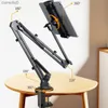 Tablet PC Stands Adjustable Bed Tablet Stand Lazy Bracket Aluminum Arm Desk Mount port for iPad Pro Mini 4-13 Inch Mobile Phones Tab PcL231225