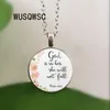 Psalms 46 5 Bibelvers Gud är inom henne hon kommer inte att falla barnkammare vers halsband mode smycken religion kristen pendant304q